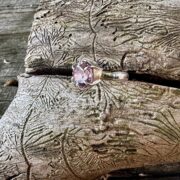 amethyst-silver-ring-textured-claw set-top-sandrakernsjewellery
