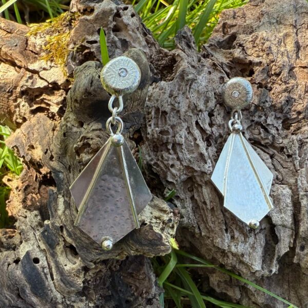 art deco-earrings-moissanite-stud-sandrakernsjewellery