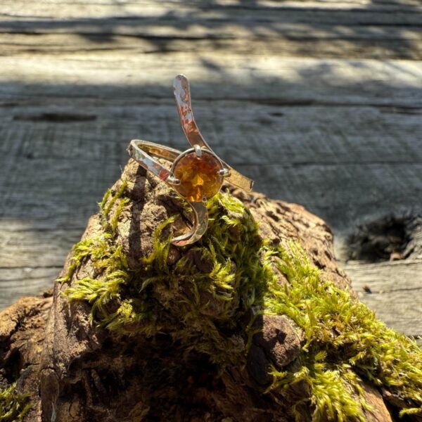brandy citrine-gold-9ct-ring-twist-sandrakernsjewellery