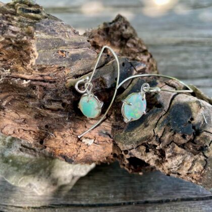 ethiopian-opal-earrings-silver-claw-sandrakernsjewellery