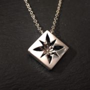 framed-single-flower-star-front-2-sandrakernsjewellery.