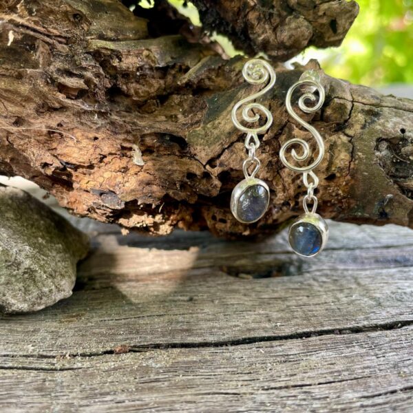 labradorite-swirl-earrings-silver-back-sandrakernsjewellery