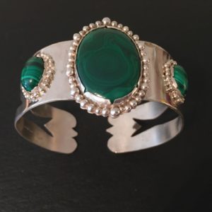 malachite-bangle-2-front-antiqued-sandrakernsjewellery