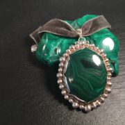 malachite-choker-pendant-antiqued-front-1-sandrakernsjewellery