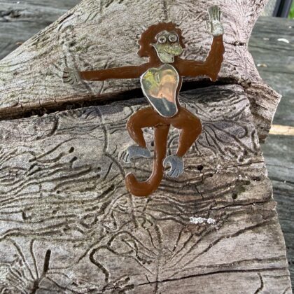monkey-brooch-enamel-manny the elephant-sandrakernsjewellery