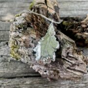 oak leaf-silver-real-chain-sandrakernsjewellery