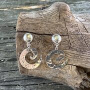 silver-earrings-spiral-large-hammered-front-sandrakernsjewellery silver-earrings-spiral-large-hammered-front-sandrakernsjewellery