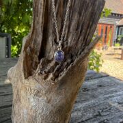tanzanite-silver-necklace-purple-chain-sandrakernsjewellery