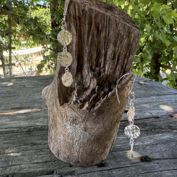 triple-textured-earrings-silver-front-sandrakernsjewellery