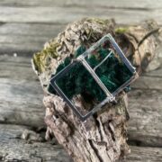 velvet malachite-green,sterling silver-silk-brooch-sandrakernsjewellery